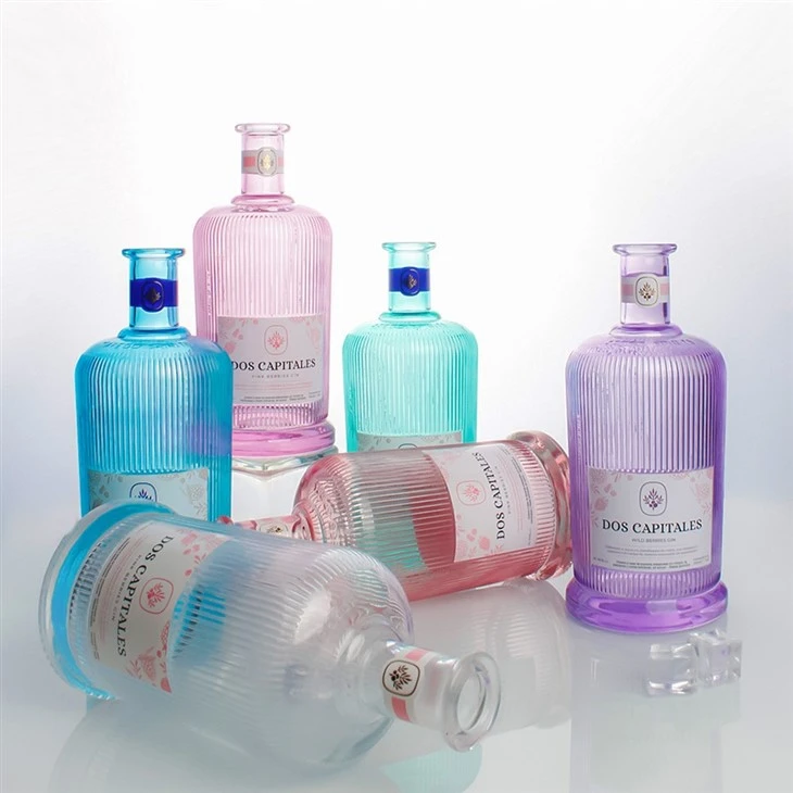 Colorful High Borosilicate Glass Bottle