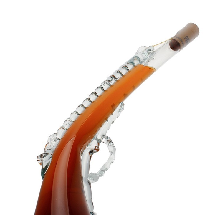Gun-Shaped High Borosilicate Spirit Bottle factory